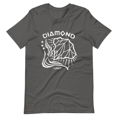 Diamond Light - Men's t-shirt - Asphalt Front