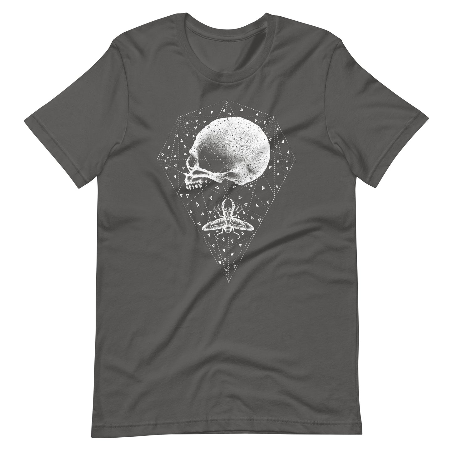 Galaxy Triangle - Men's t-shirt - Asphalt Front