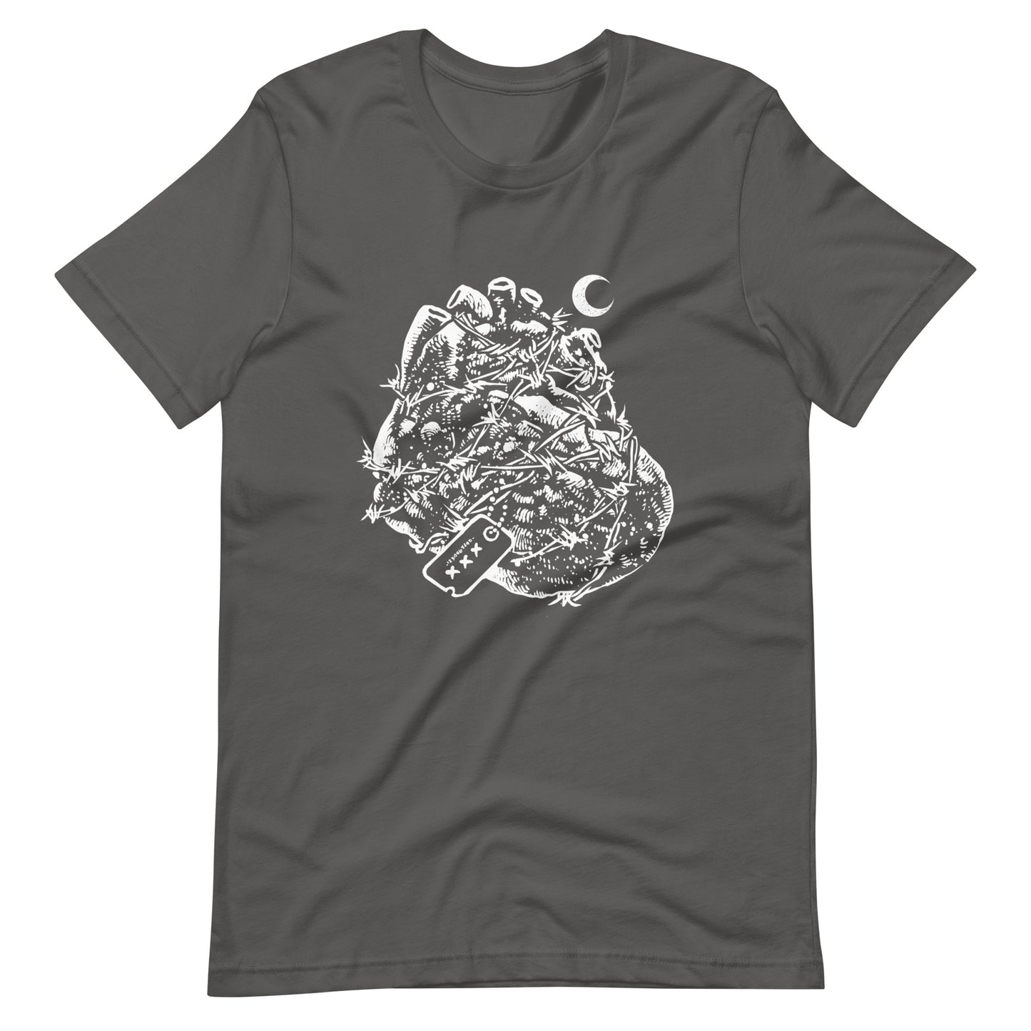 Heart Heroes - Men's t-shirt - Asphalt Front