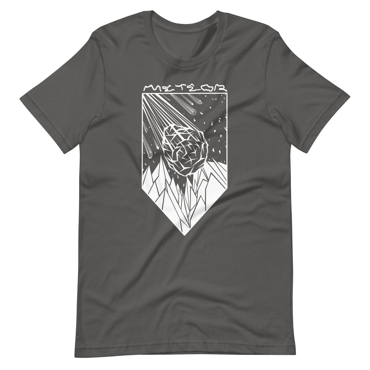Meteor - Men's t-shirt - Asphalt Front