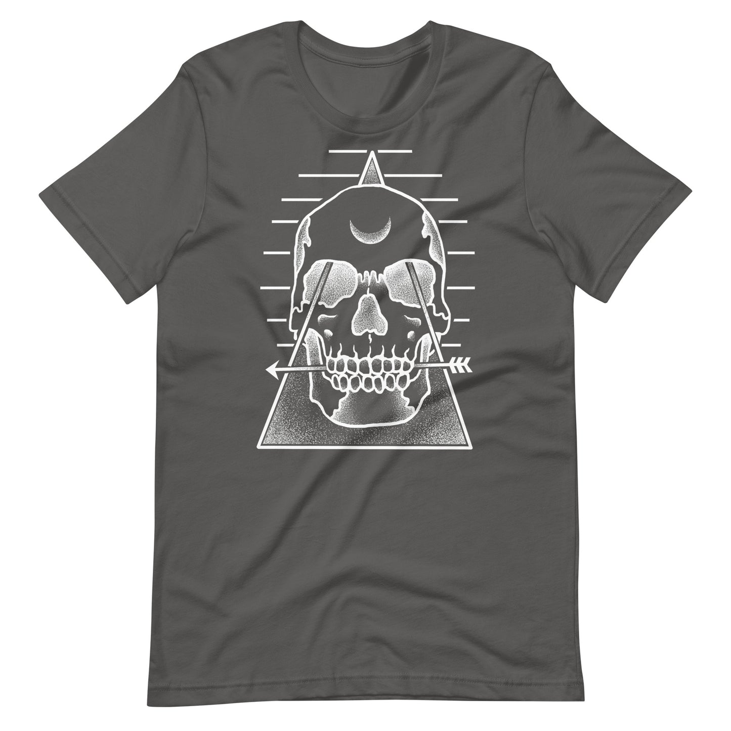 Skull Pyramid - Men's t-shirt - Asphalt Front
