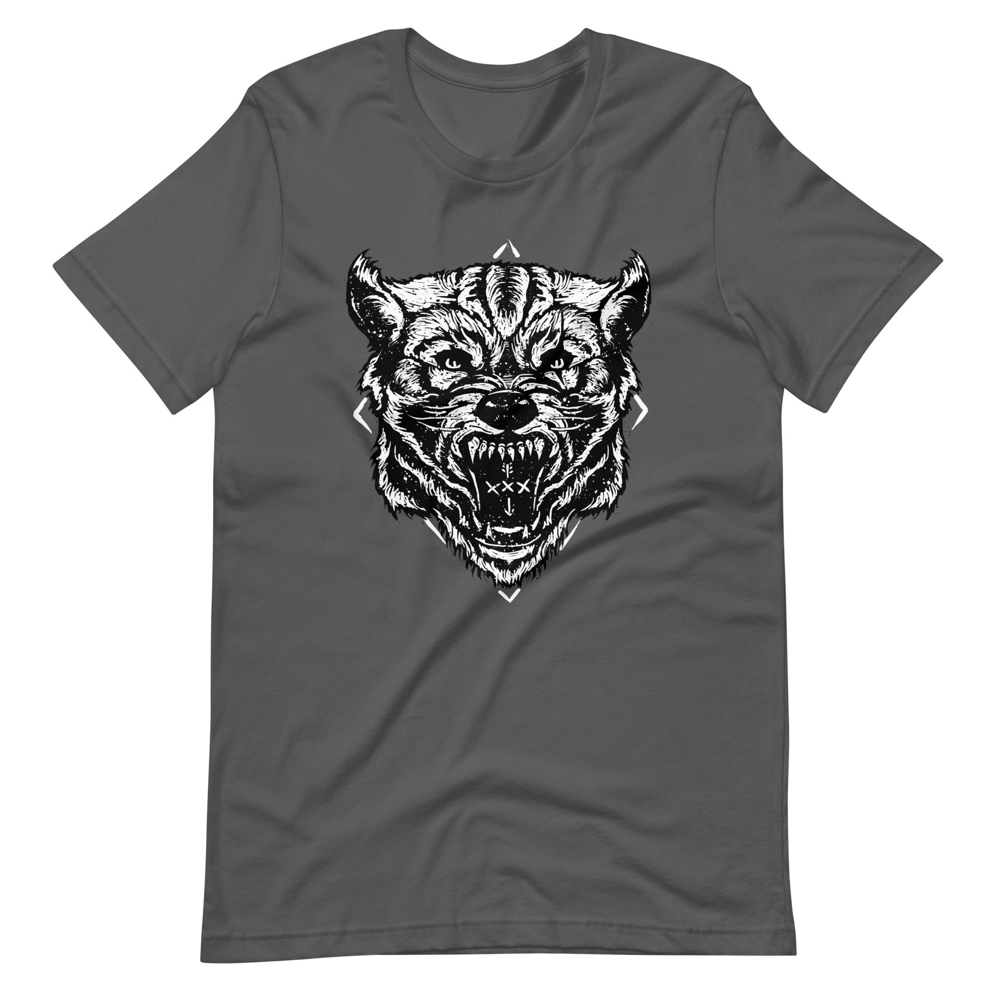 Wolf Head - Men's t-shirt - Asphalt Front