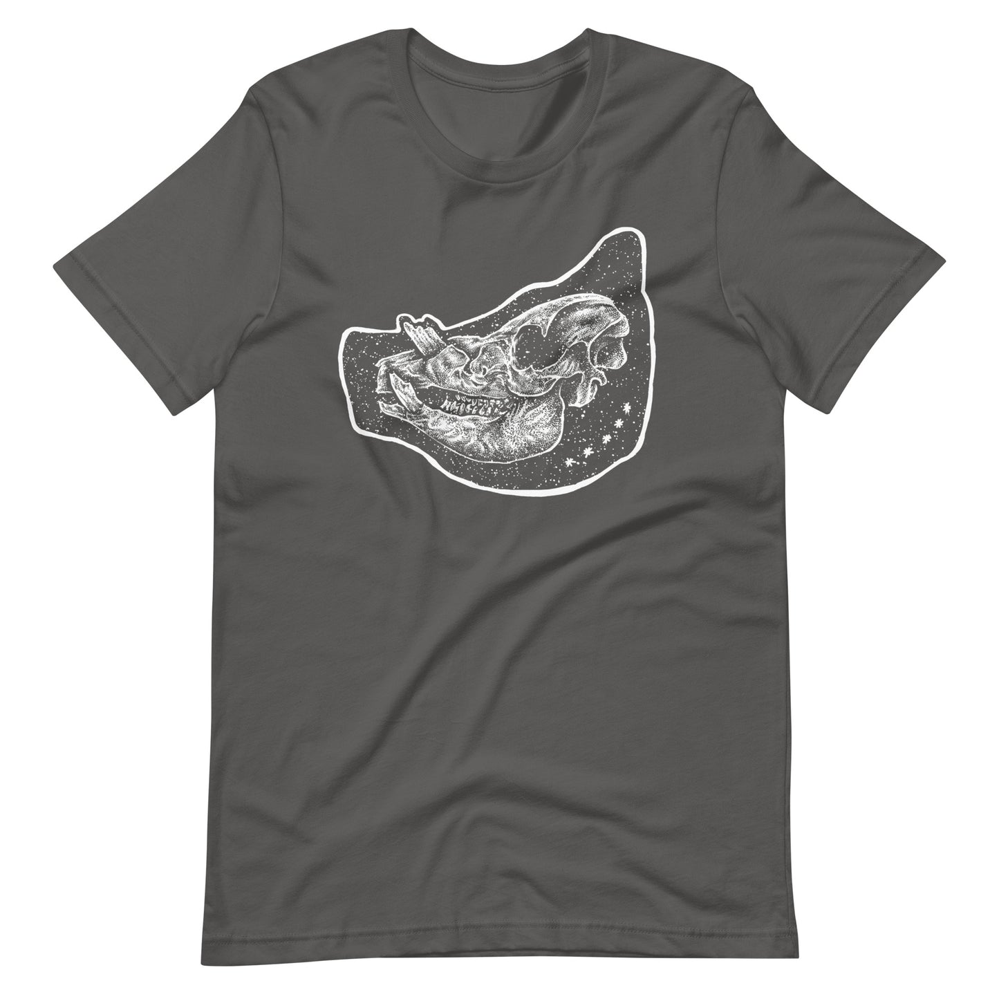 Pig White - Men's t-shirt - Asphalt Front