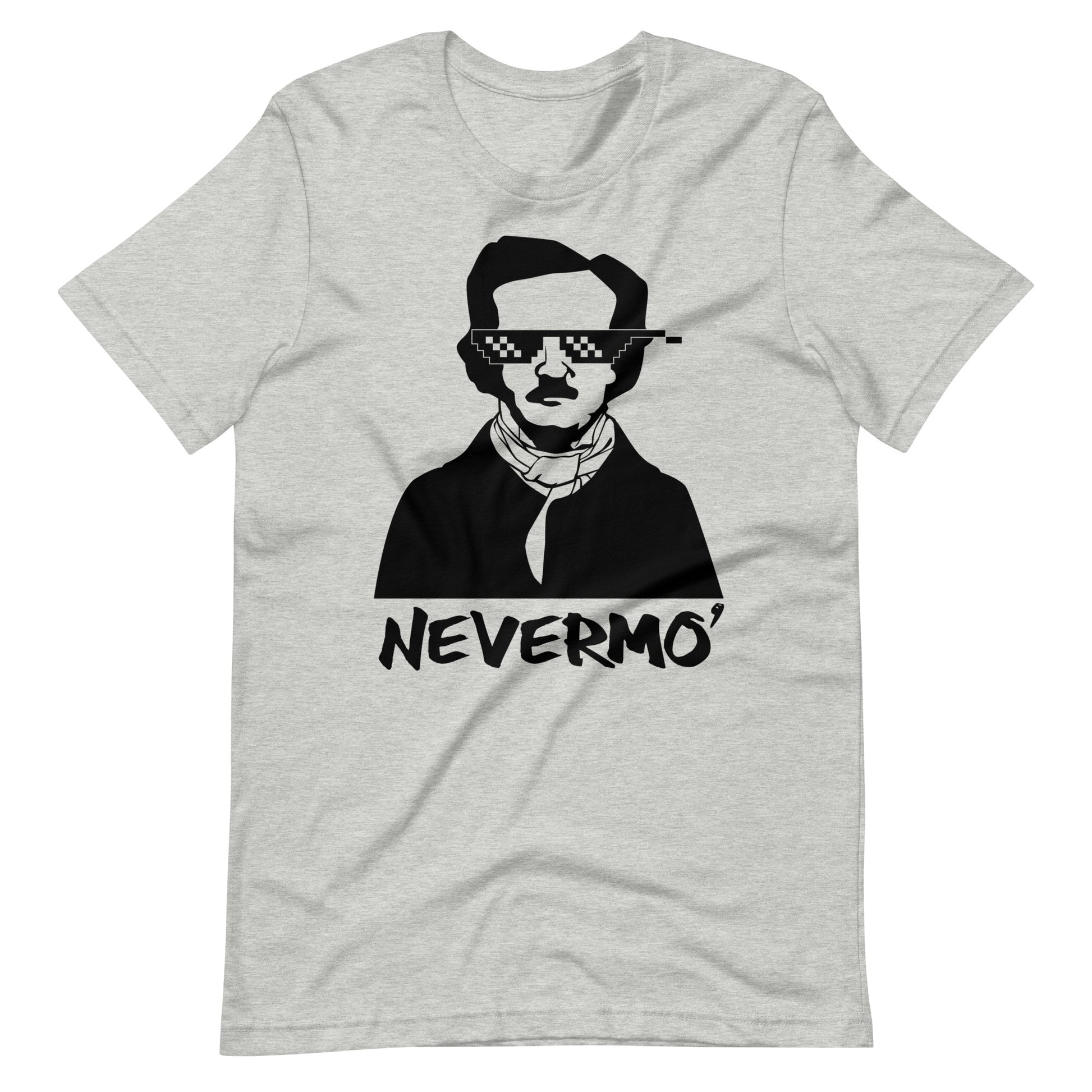 Men's Edgar Allan Poe "The Nevermo" T-Shirt - Athletic Heather Front