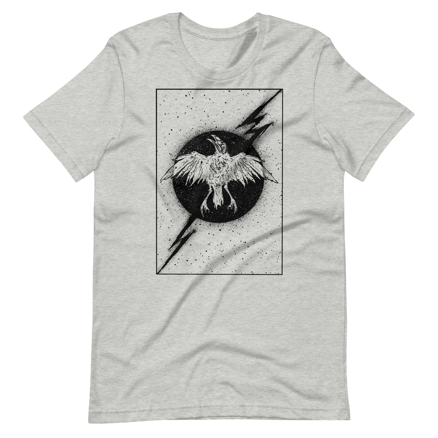 Night Thunder Black - Men's t-shirt - Athletic Heather Front