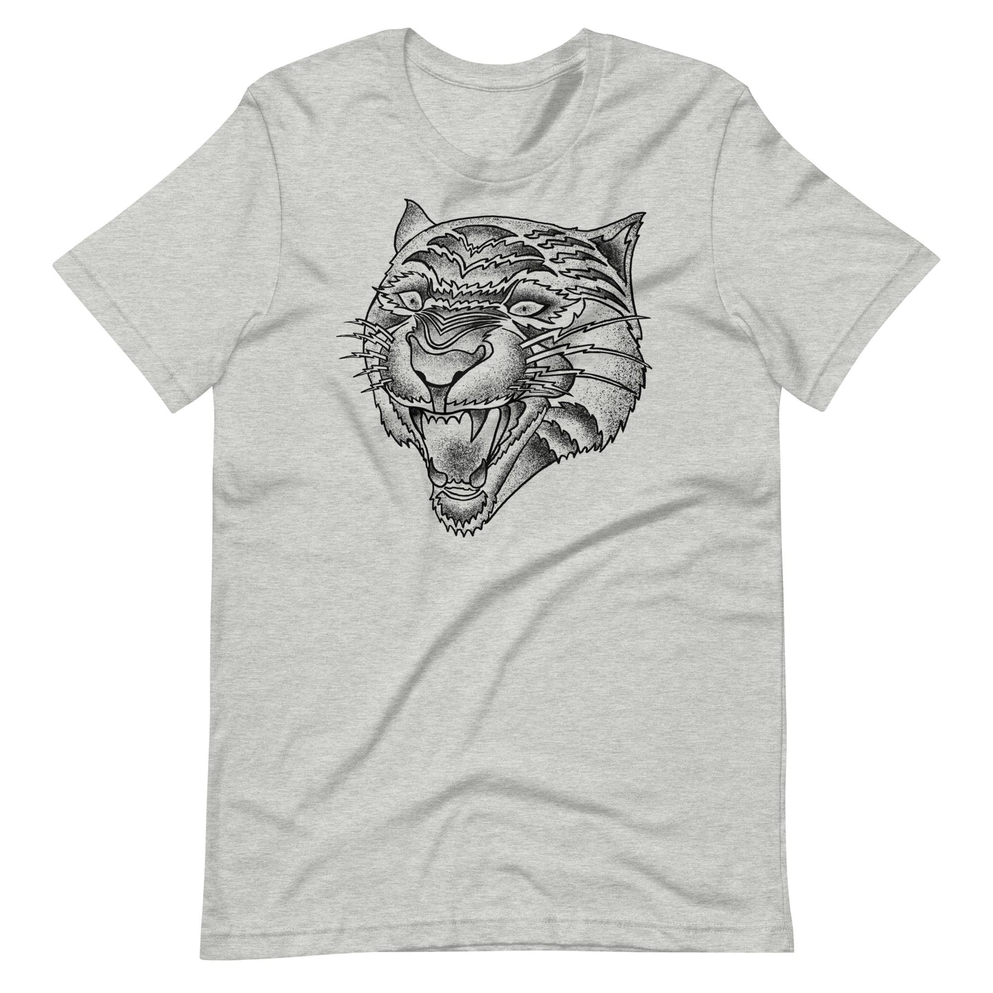 Panther Black - Men's t-shirt - Athletic Heather Front