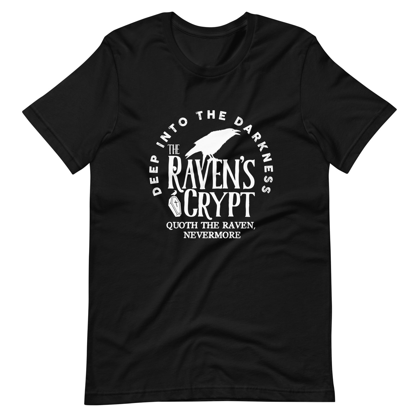 Deep Into the Darkness The Raven's Crypt - Men's t-shirt - Black Front