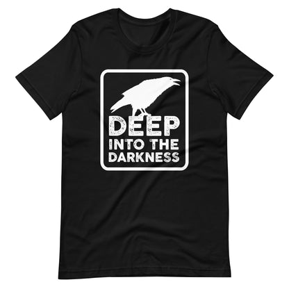 Raven Deep Into the Darkness - Men's t-shirt - Black Front