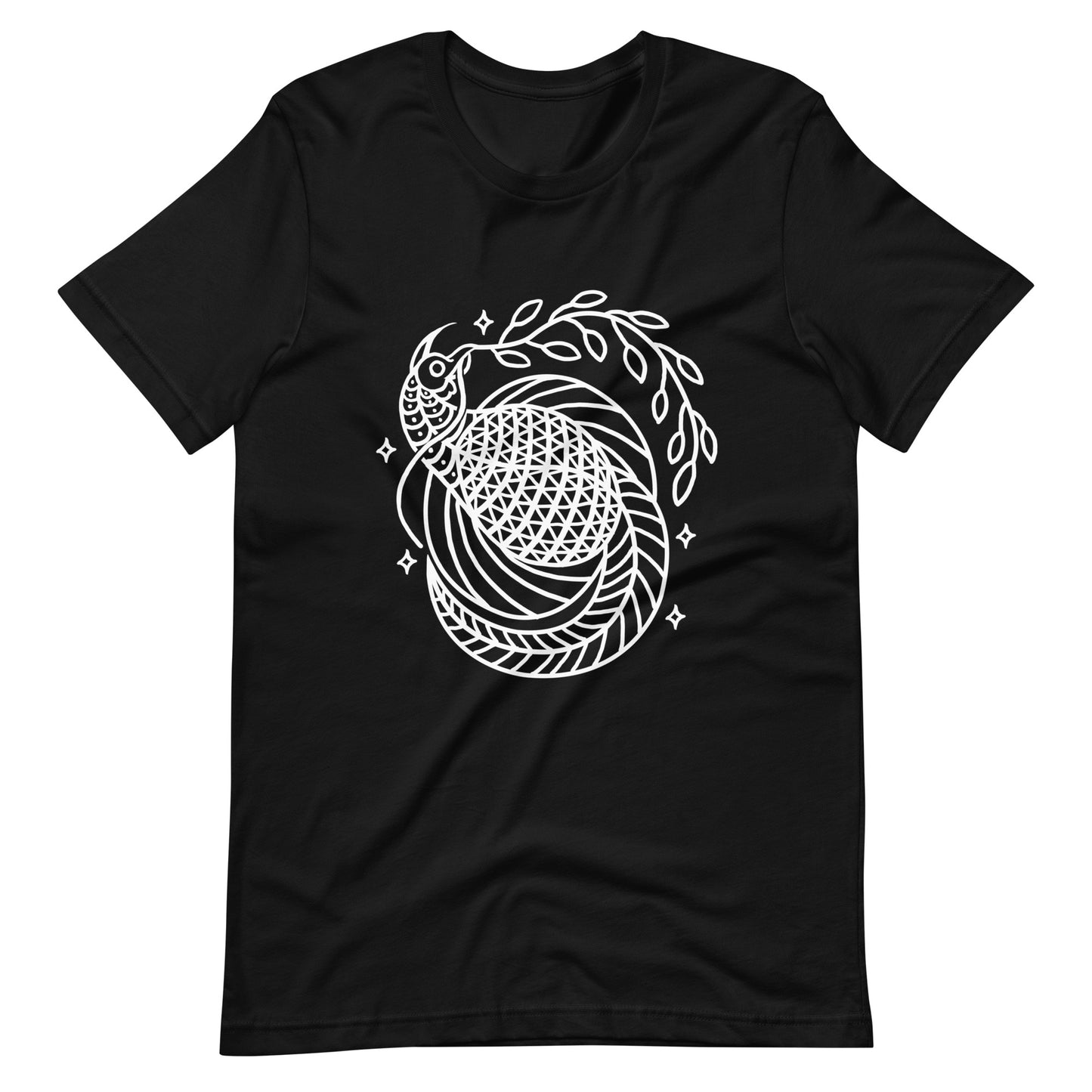Bird of Peace - Men's t-shirt - Black Front