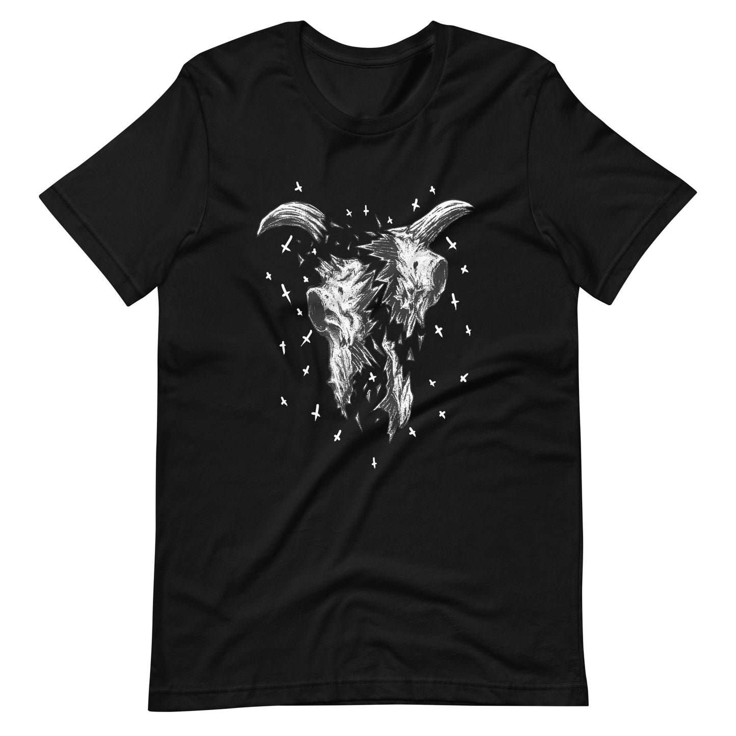 Crushed - Men's t-shirt - Black Front