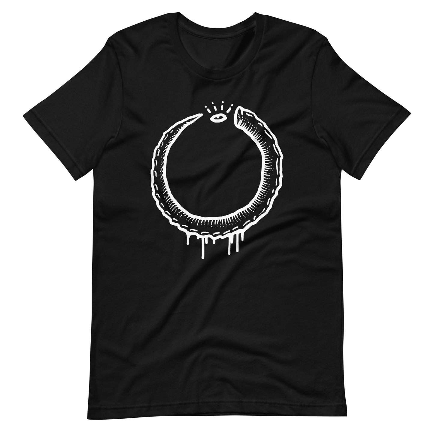 Horns - Men's t-shirt - Black Front