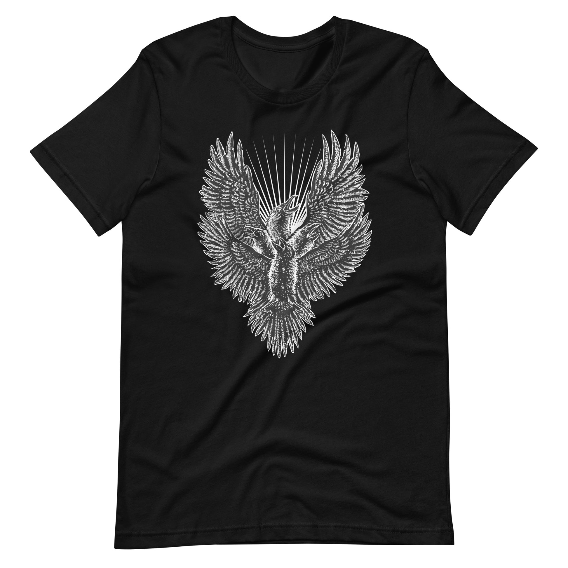 Luminous Crow - Men's t-shirt - Black Front