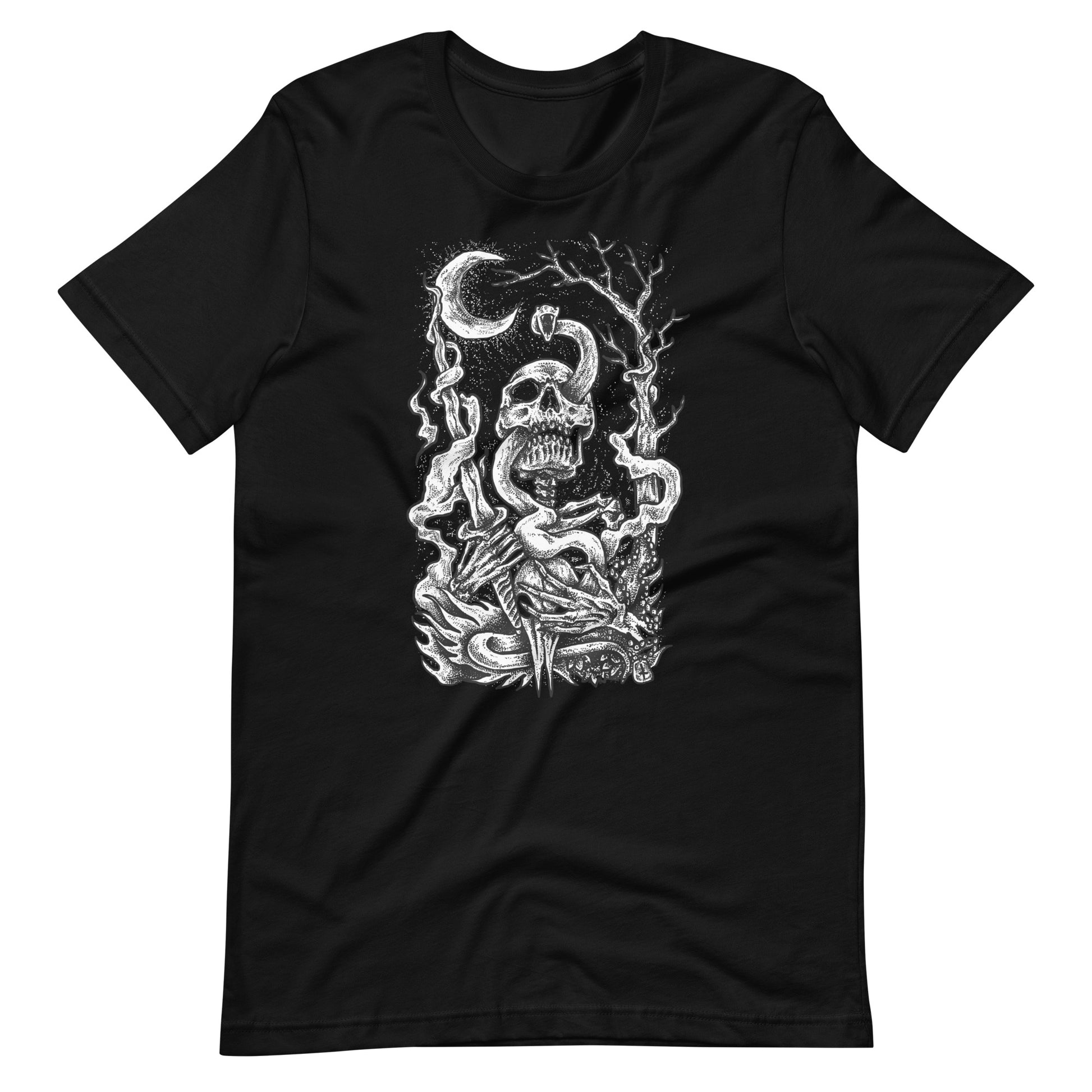 Nightmare Skull - Men's t-shirt - Black Front