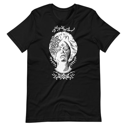 Girl Eyes White - Men's t-shirt - Black Front