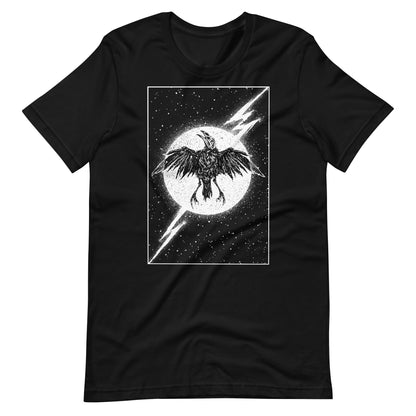 Night Thunder White - Men's t-shirt - Black Front