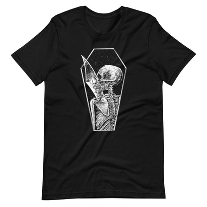 Shadow of Memories White - Men's t-shirt - Black Front