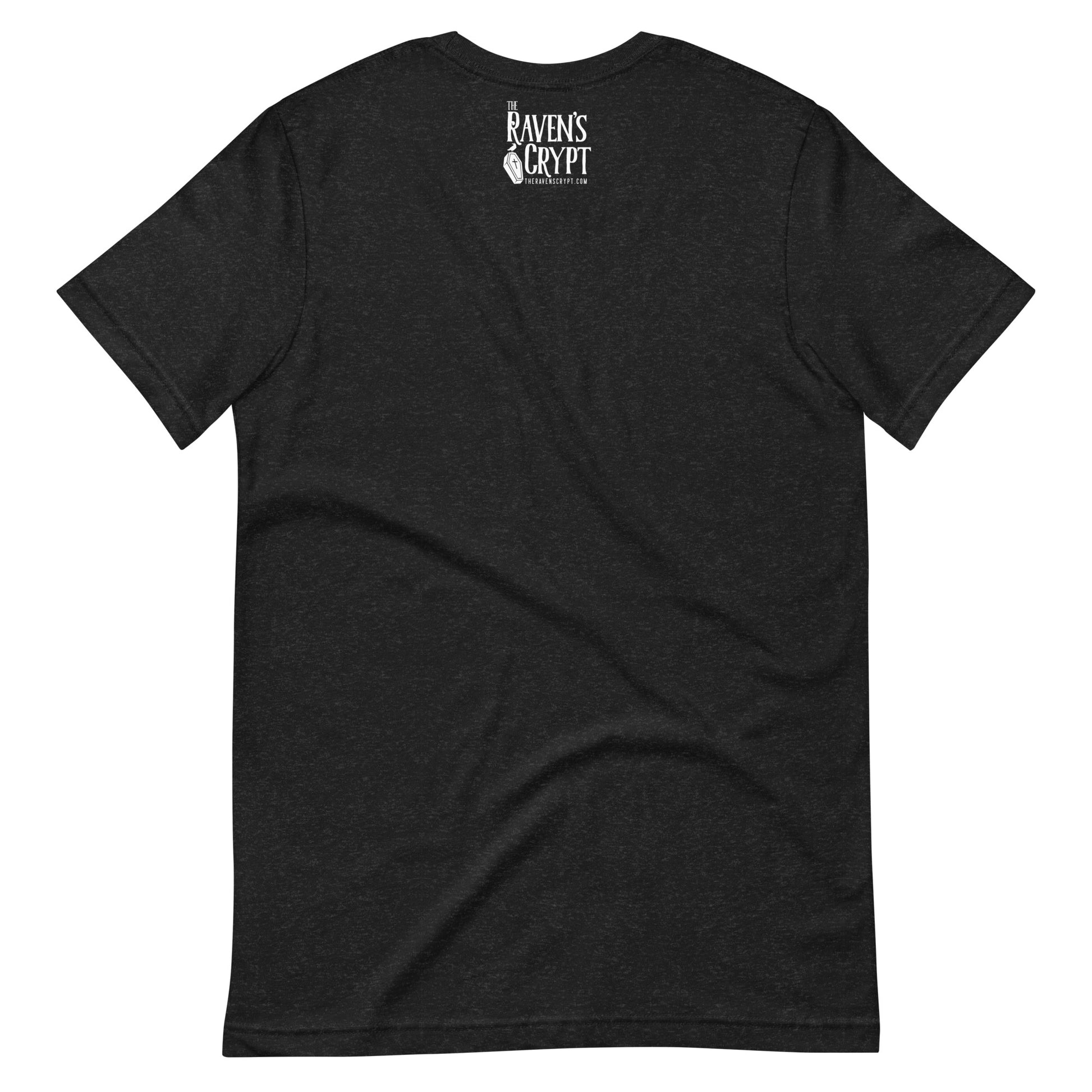 The Raven Nevermore Triangle - Men's t-shirt - Black Heather Back