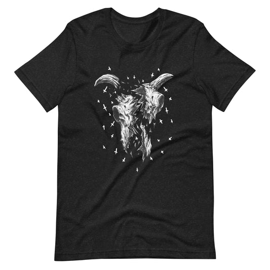 Crushed - Men's t-shirt - Black Heather Front