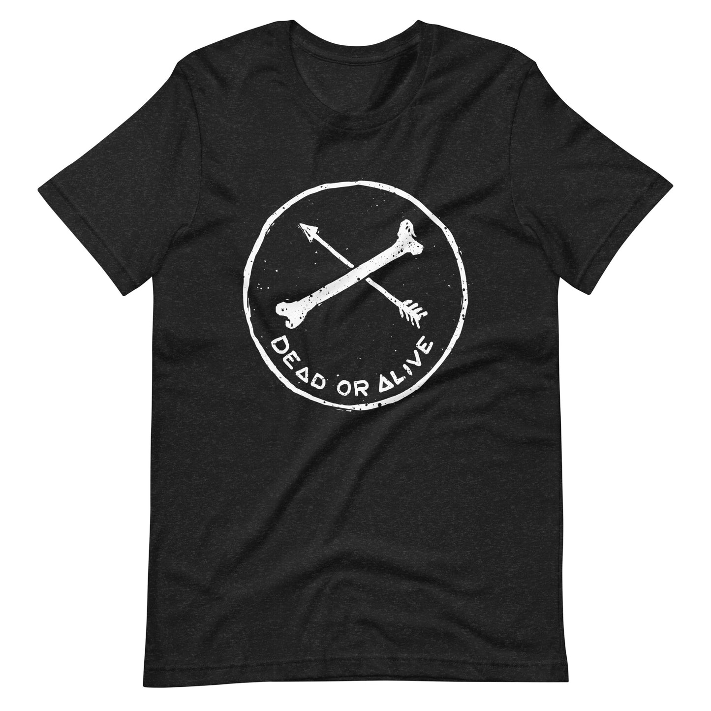Dead or Alive - Men's t-shirt - Black Heather Front