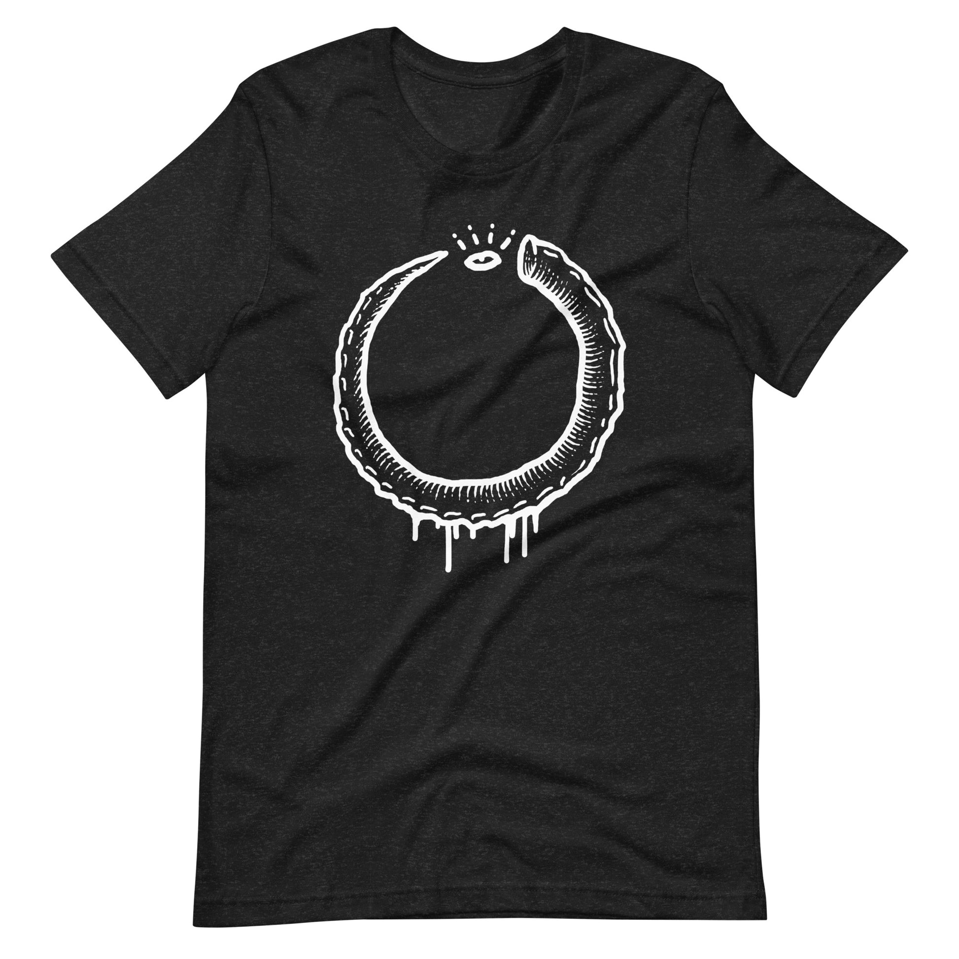 Horns - Men's t-shirt - Black Heather Front