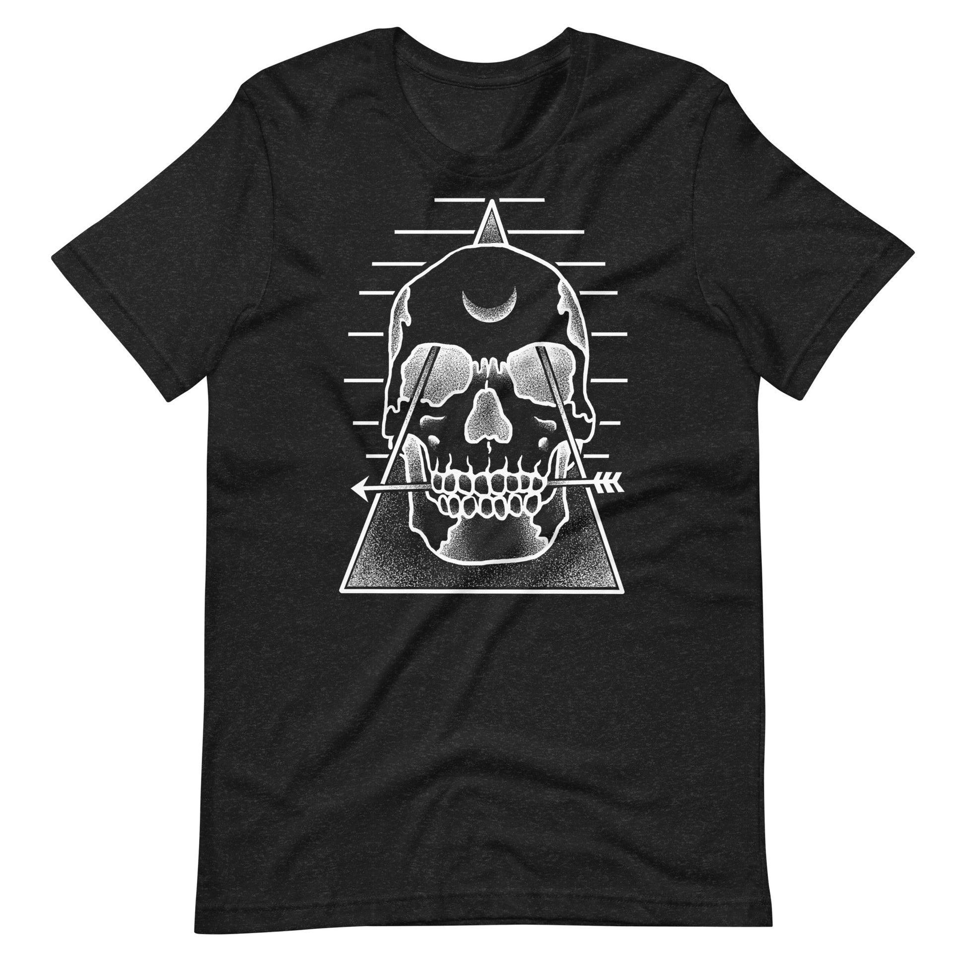 Skull Pyramid - Men's t-shirt - Black Heather Front