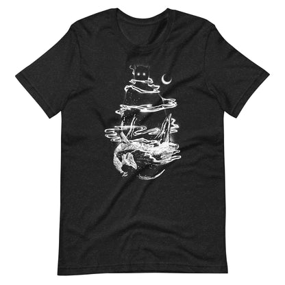 Toxic Fumes White - Men's t-shirt - Black Heather Front