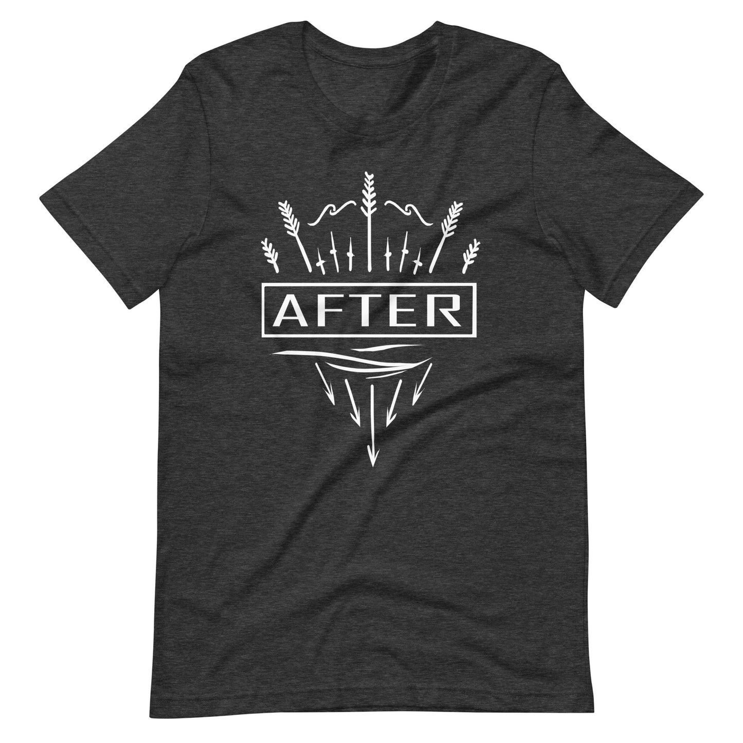 After - Men's t-shirt - Dark Grey Heather Front