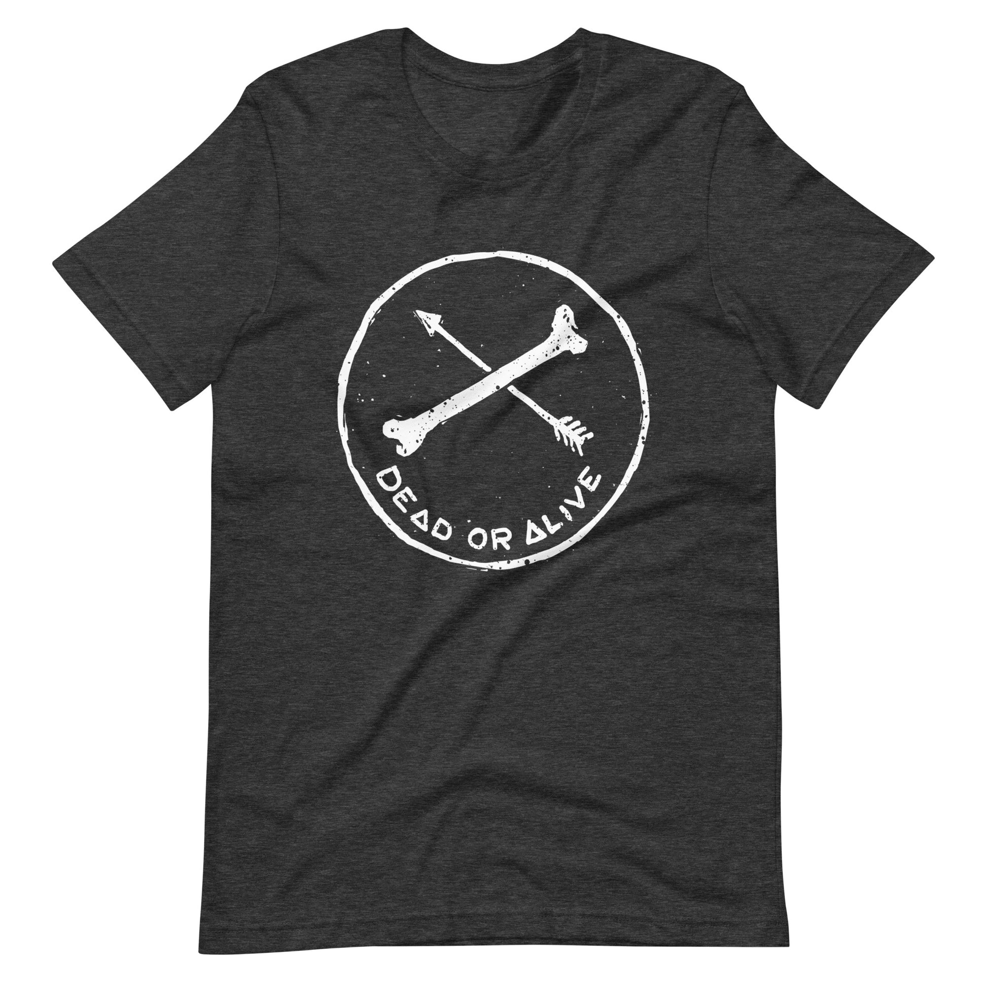 Dead or Alive - Men's t-shirt - Dark Grey Heather Front
