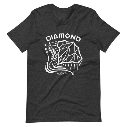Diamond Light - Men's t-shirt - Dark Grey Heather Front