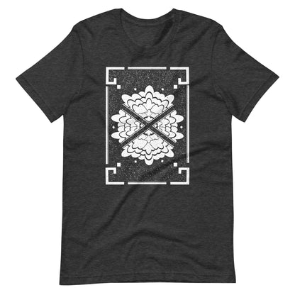 Flower - Men's t-shirt - Dark Grey Heather Front