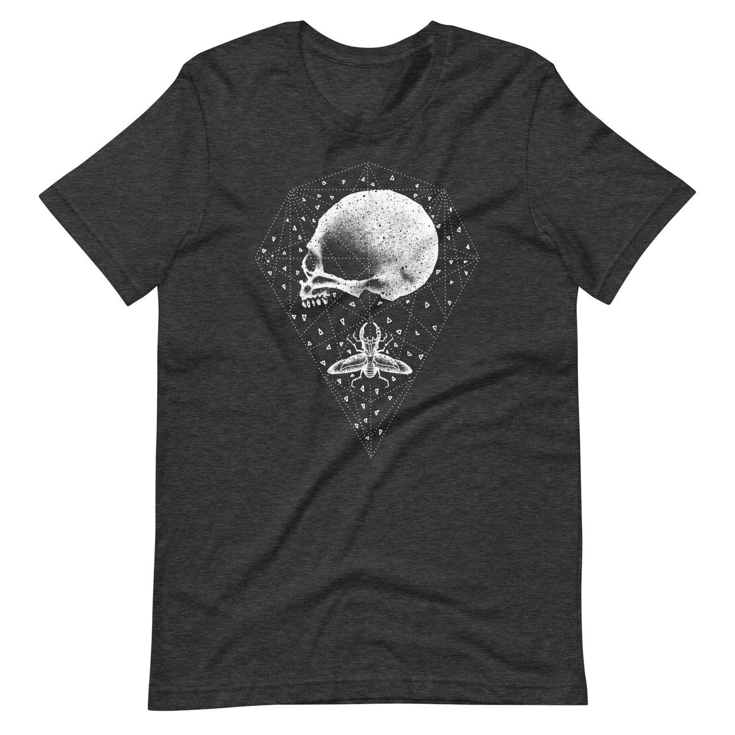Galaxy Triangle - Men's t-shirt - Dark Grey Heather Front