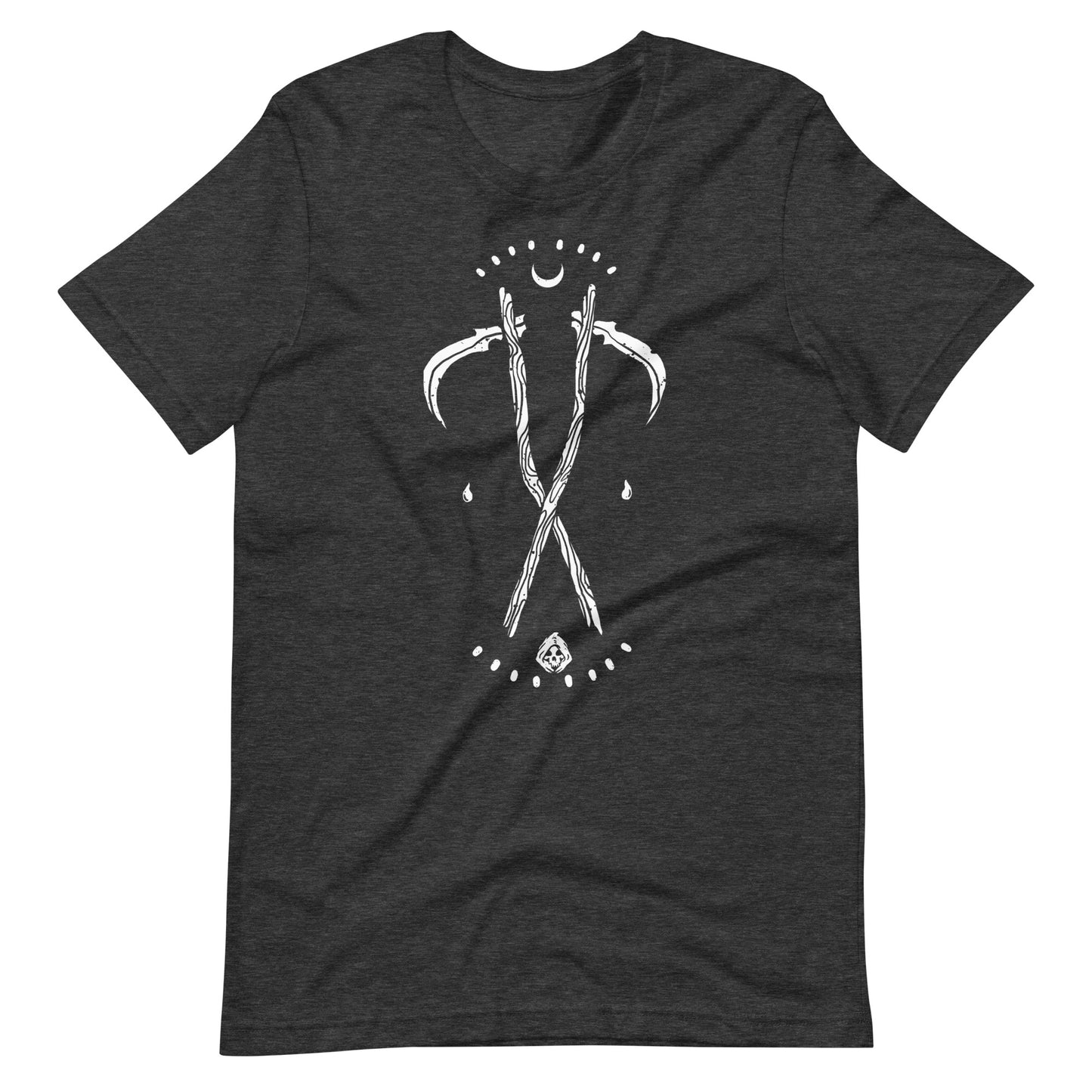 Grim - Men's t-shirt - Dark Grey Heather Front
