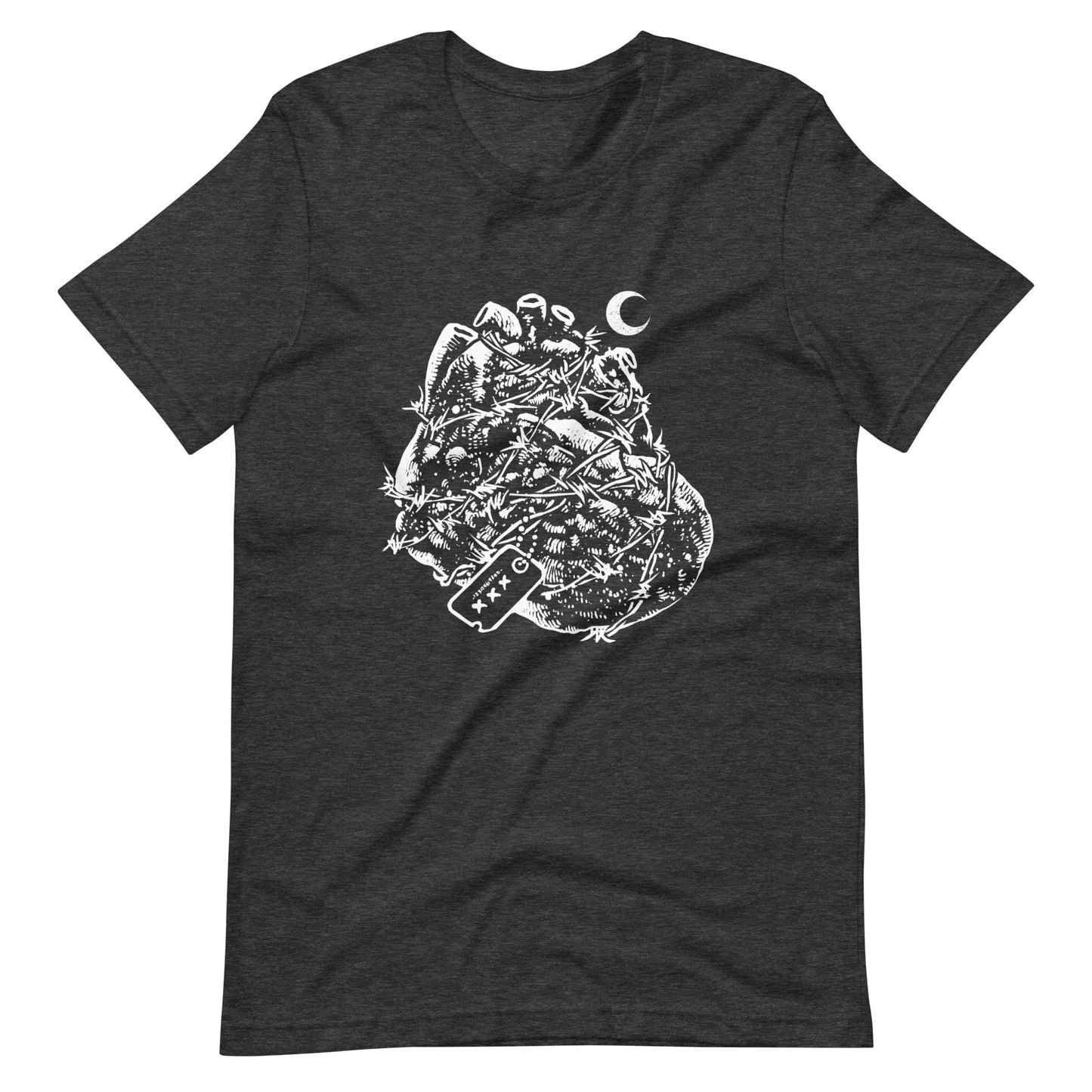 Heart Heroes - Men's t-shirt - Dark Grey Heather Front