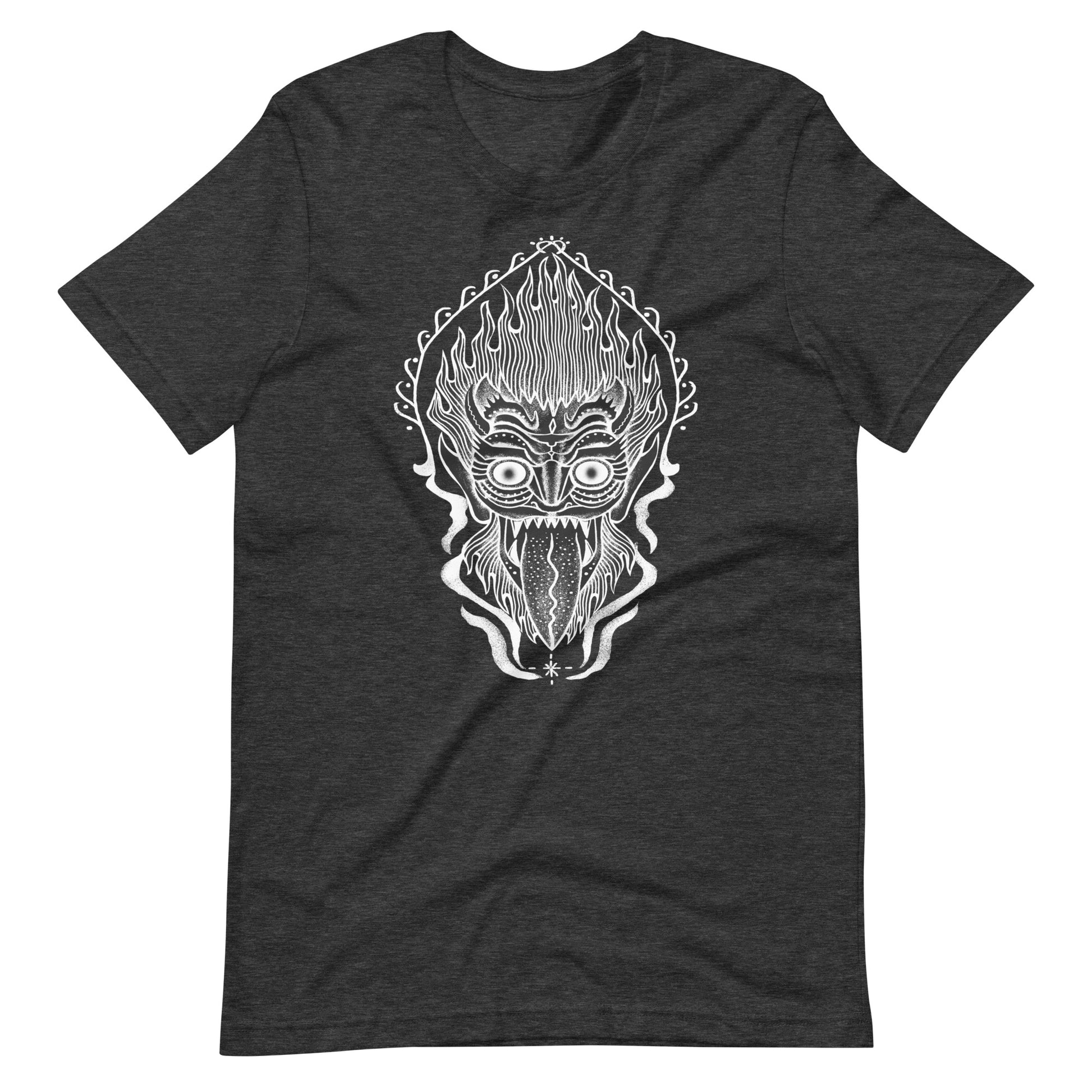 King of Fire - Men's t-shirt - Dark Grey Heather Front