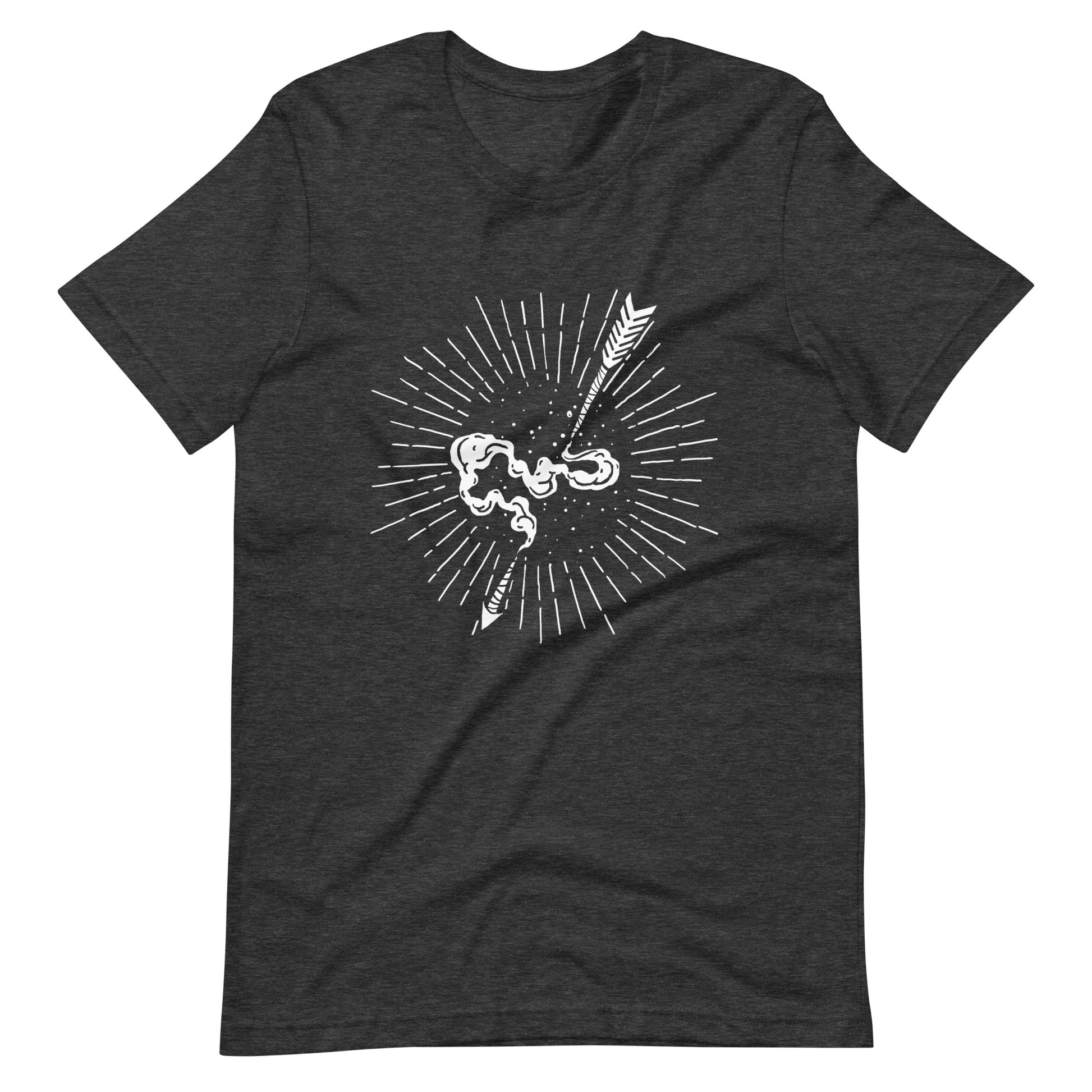 Skull Triangle - Men's t-shirt - Dark Grey Heather Front