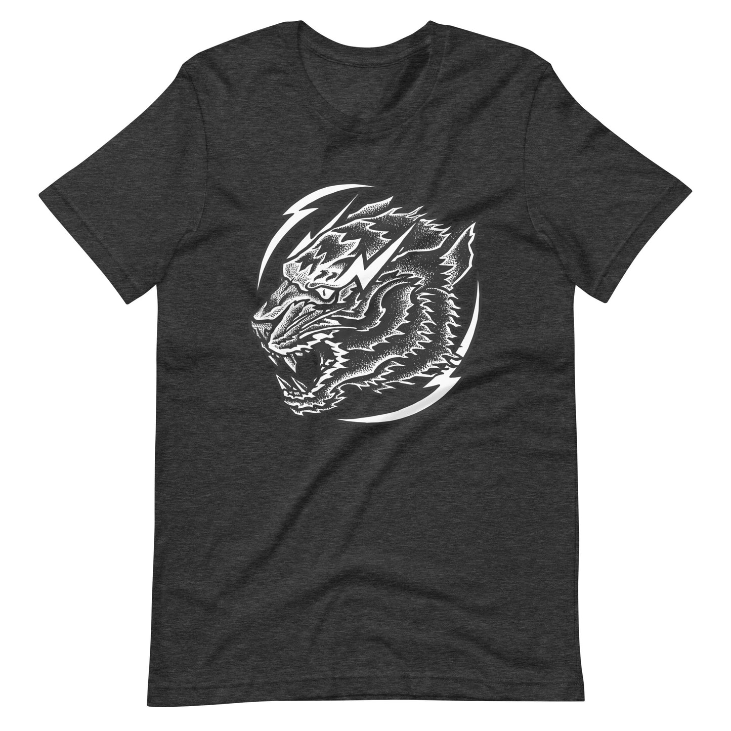 Thunder Tiger - Men's t-shirt - Dark Grey Heather Front