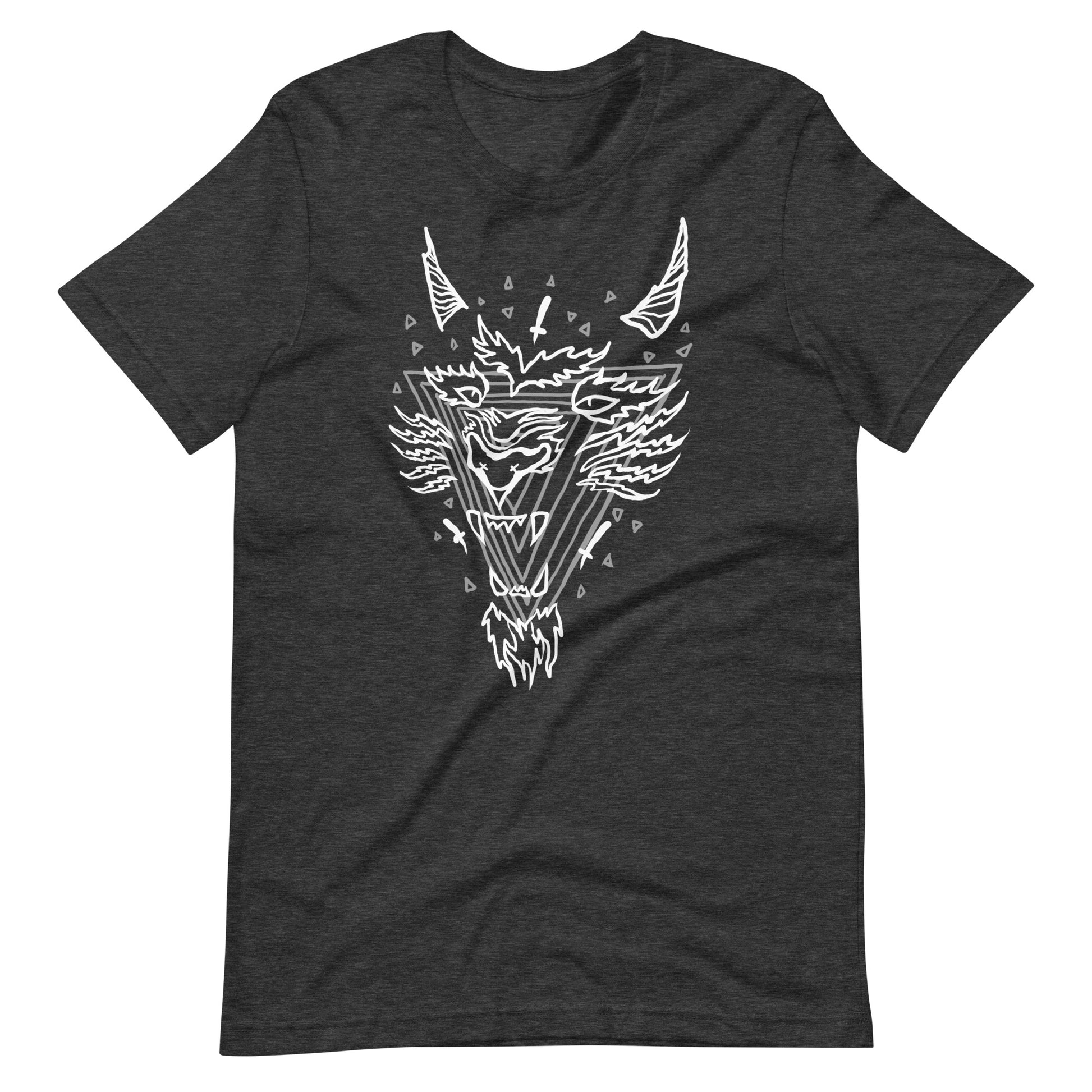 Violent - Men's t-shirt - Dark Grey Heather Front