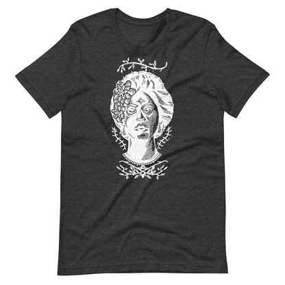 Girl Eyes White - Men's t-shirt - Dark Grey Heather Front
