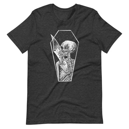 Shadow of Memories White - Men's t-shirt - Dark Grey Heather Front