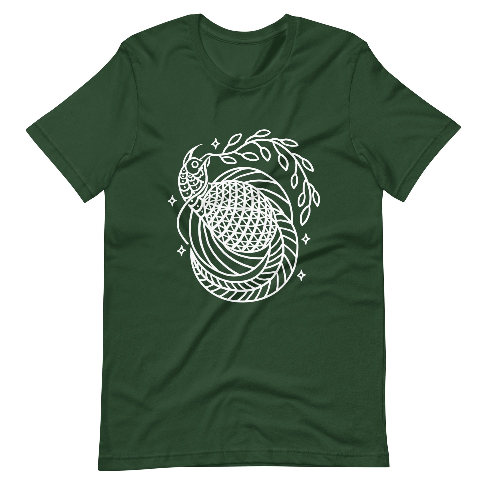Bird of Peace - Men's t-shirt - Forest Front