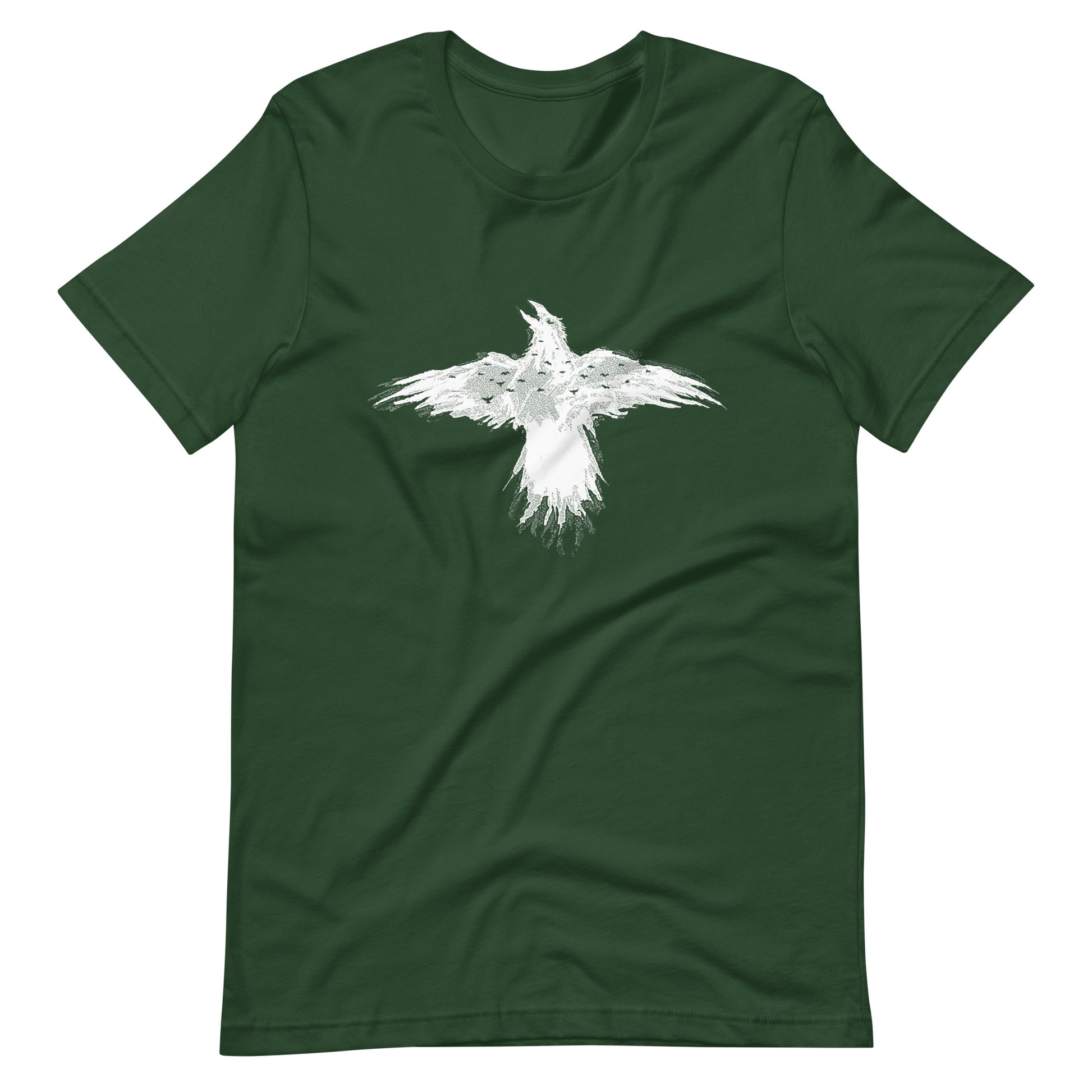 Flying Crow - Men's t-shirt - Forest Front
