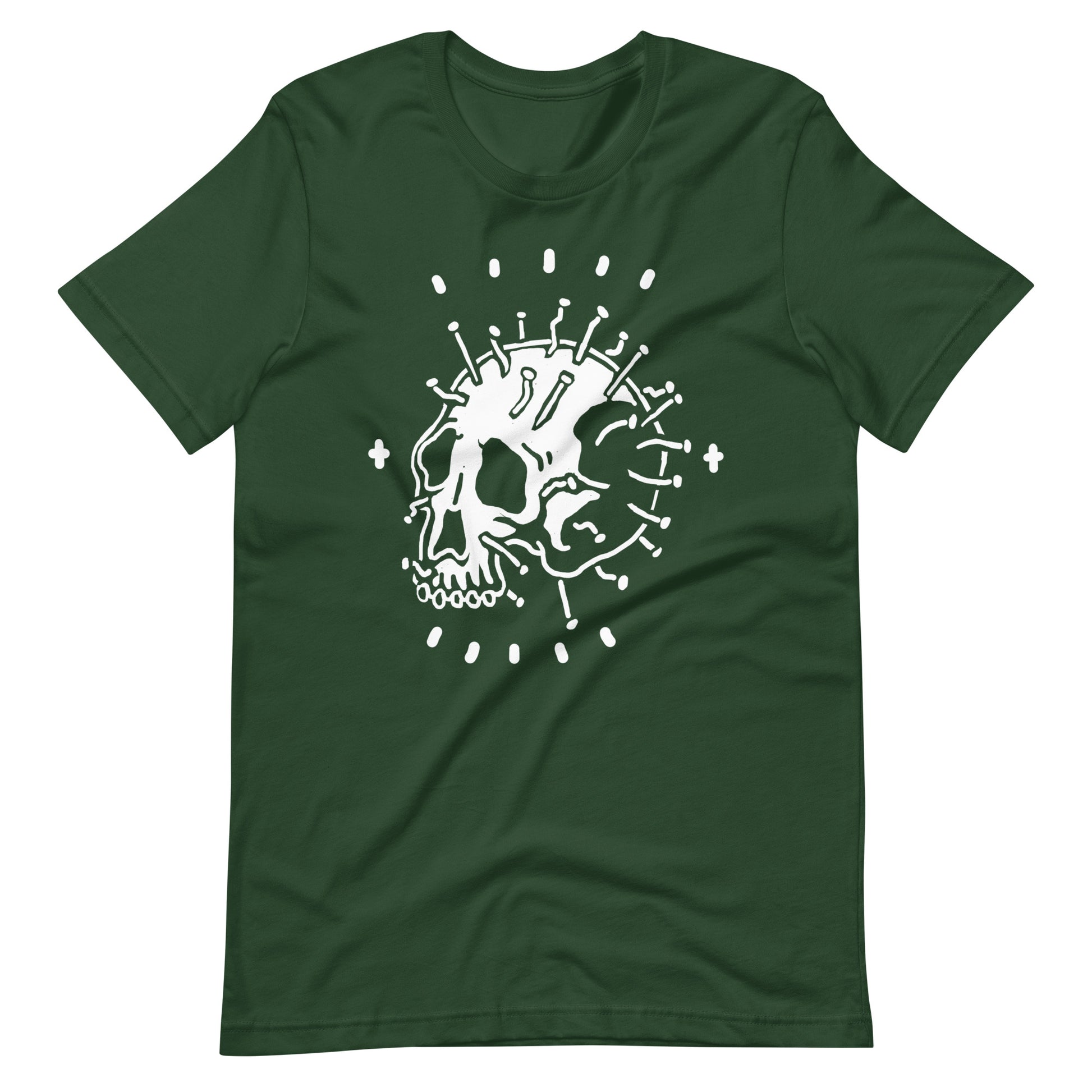 Iron Nails - Men's t-shirt - Forest Front