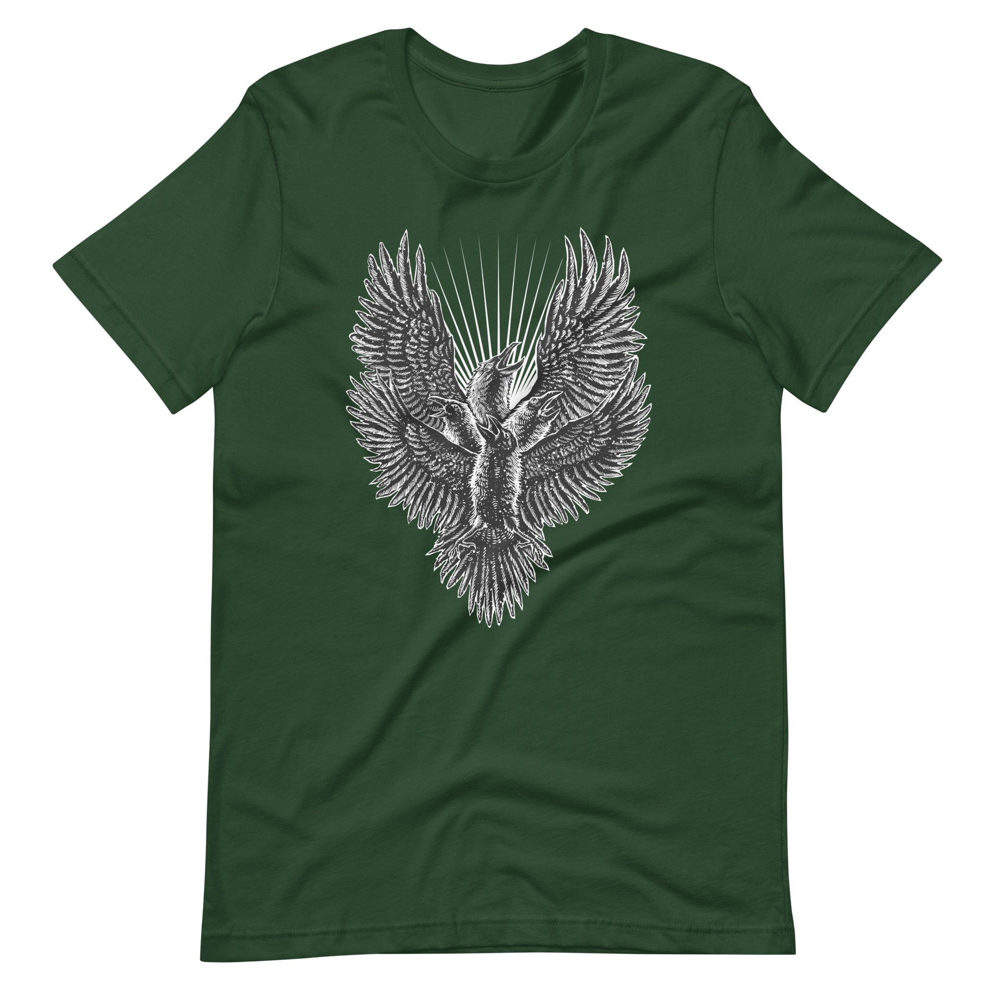 Luminous Crow - Men's t-shirt - Forest Front