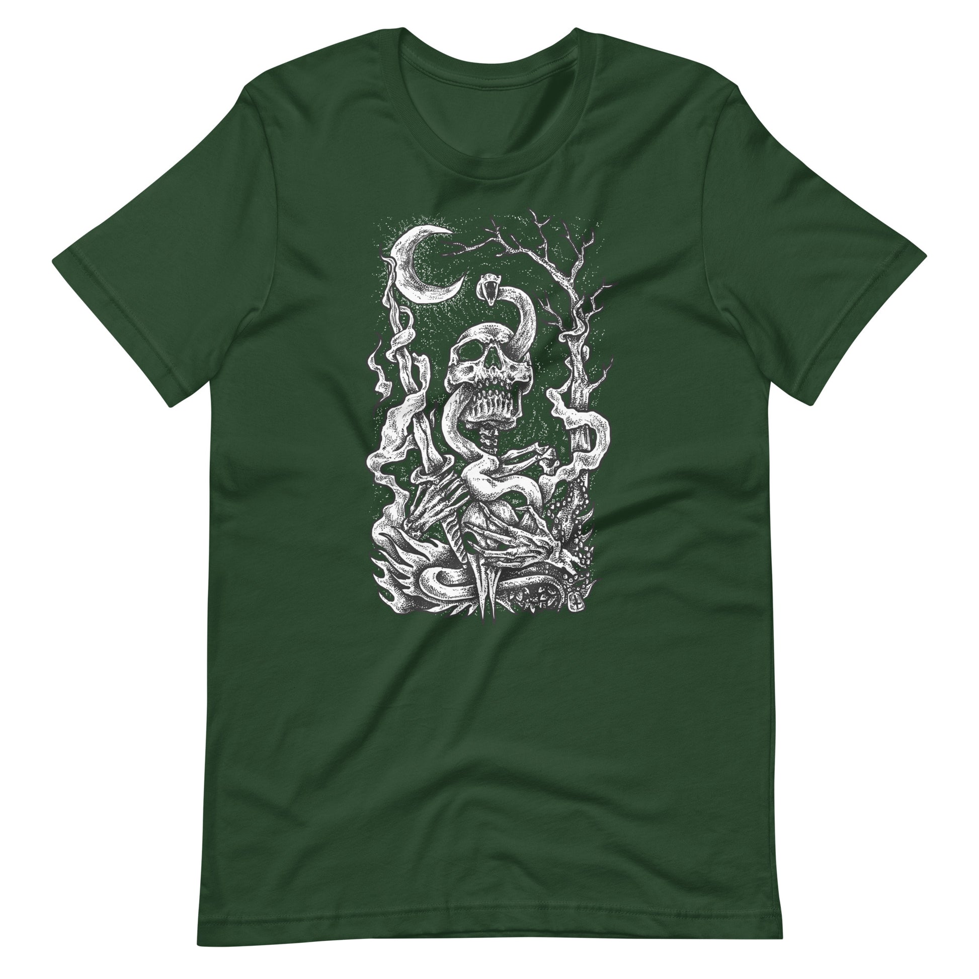 Nightmare Skull - Men's t-shirt - Forest Front