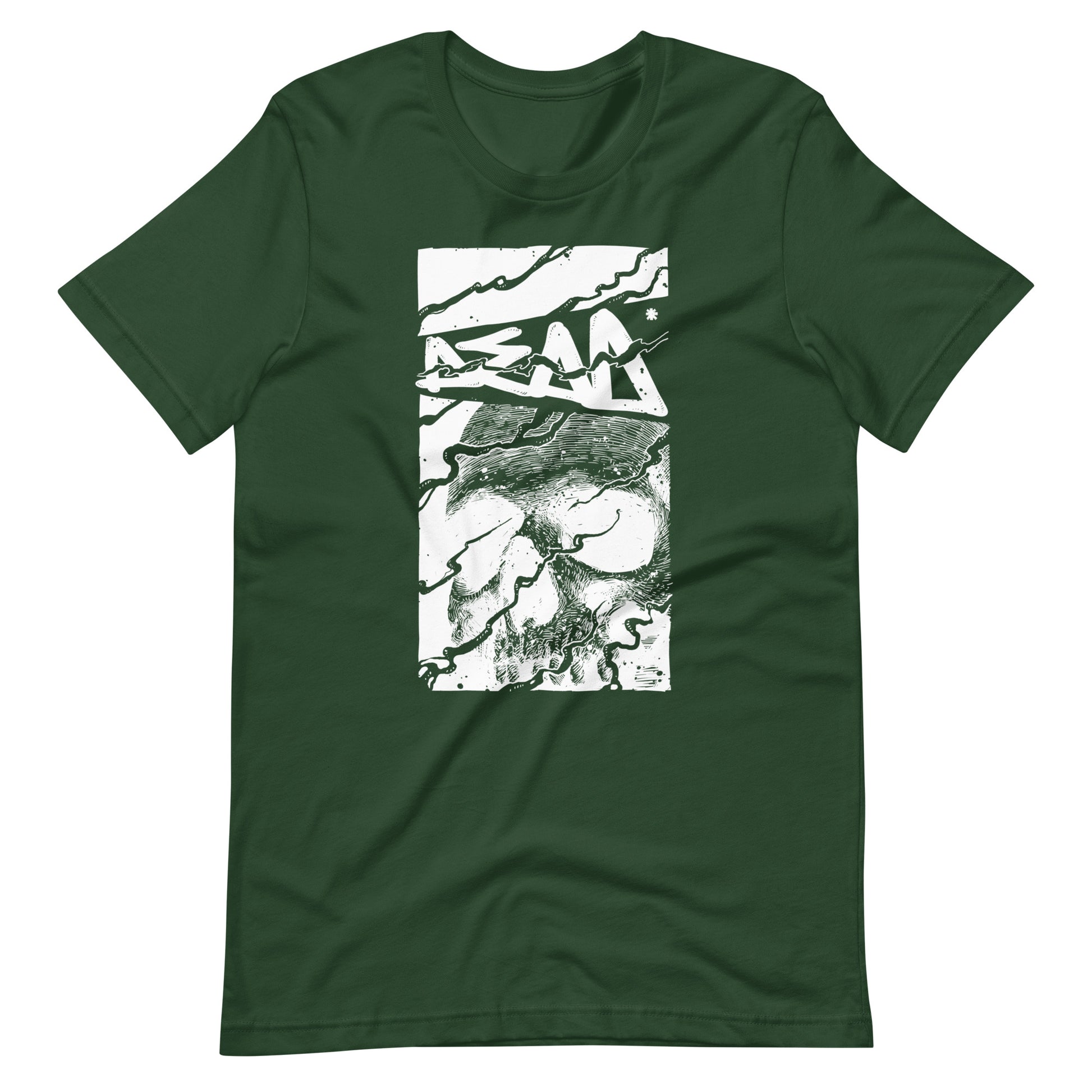 Skull Dead White - Men's t-shirt - Forest Front