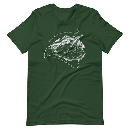 Skull Bird White - Men's t-shirt - Forest Front