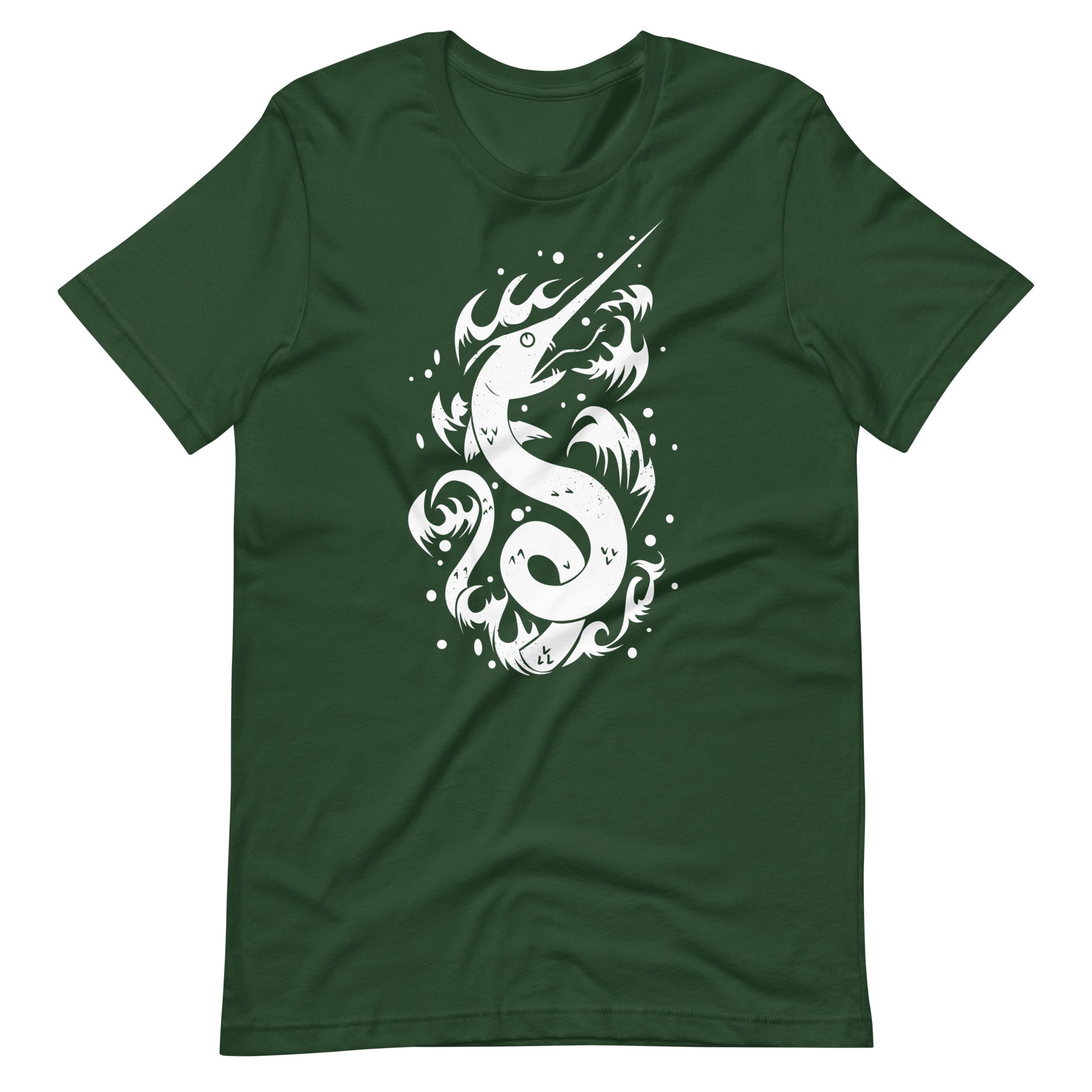 Snake Swordfish White - Men's t-shirt - Forest Front