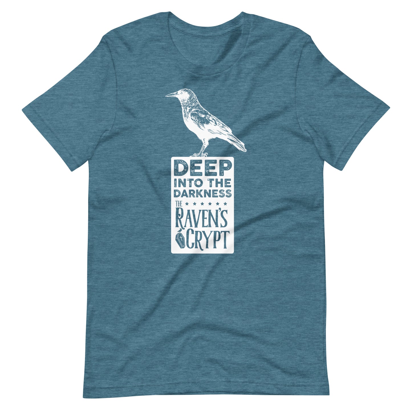 Deep Into the Darkness Crypt 2 - Men's t-shirt - Heather Deep Teal Front