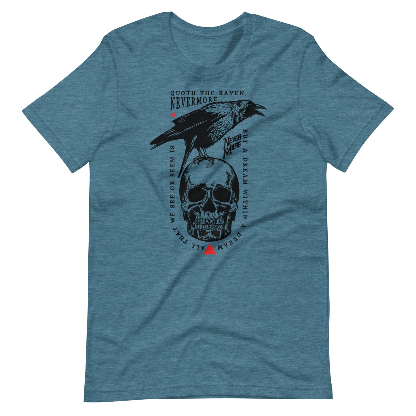 Quoth the Raven - Men's t-shirt - Heather Deep Teal