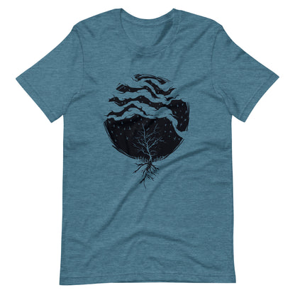 Dead Rain Black - Men's t-shirt - Heather Deep Teal Front